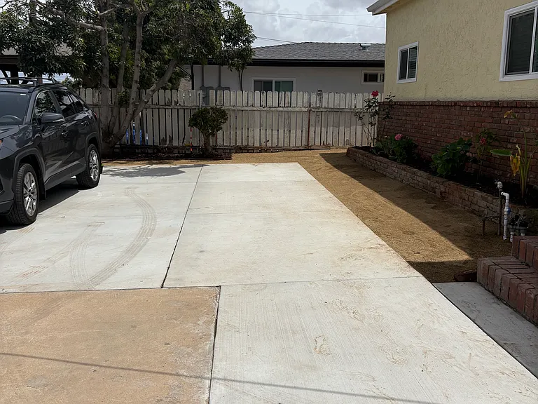 two parking spaces