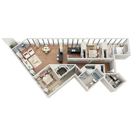 Floor plan 3A