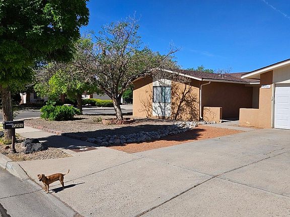 Two car garage, front welcoming porch, drive way parking and side yard access.