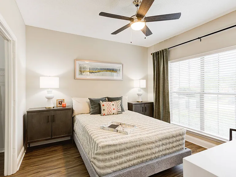 Comfortable Bedroom with Large Window