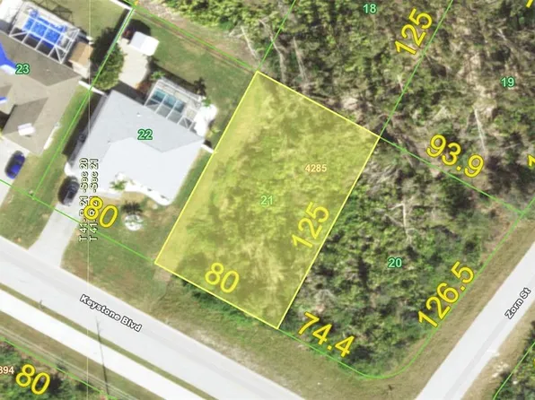 13578 KEYSTONE BOULEVARD LOT 21, PORT CHARLOTTE, FL 33981