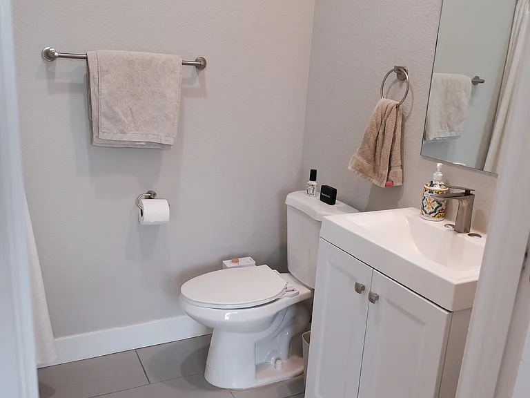 1st floor bedroom with attached bathroom
