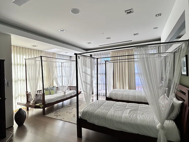 Bedroom #2 sleeps 6 , with wrap around deck