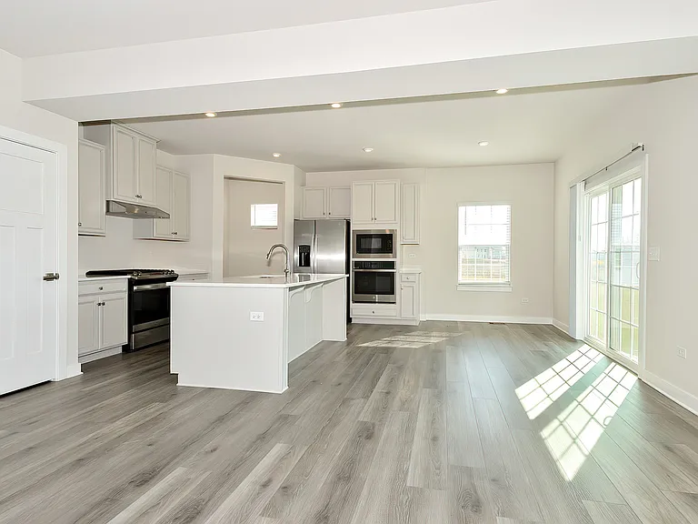 Open-Concept Living and Kitchen Space