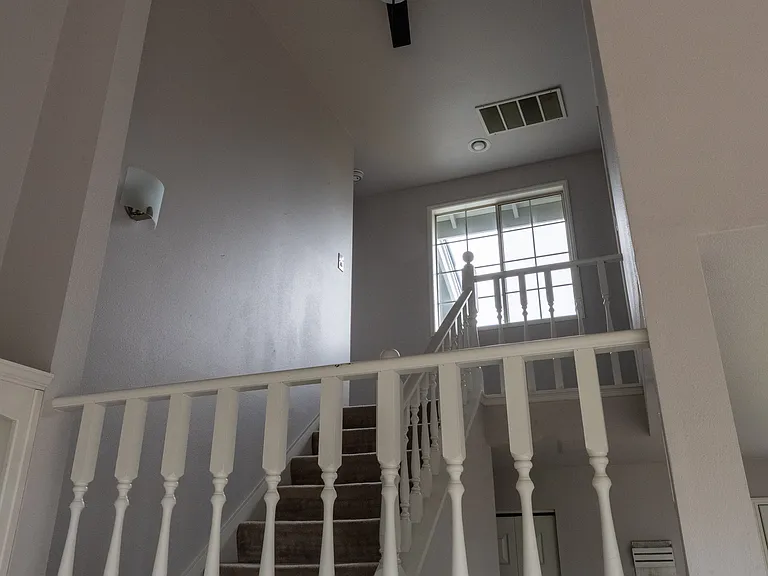 Upstairs from main room
