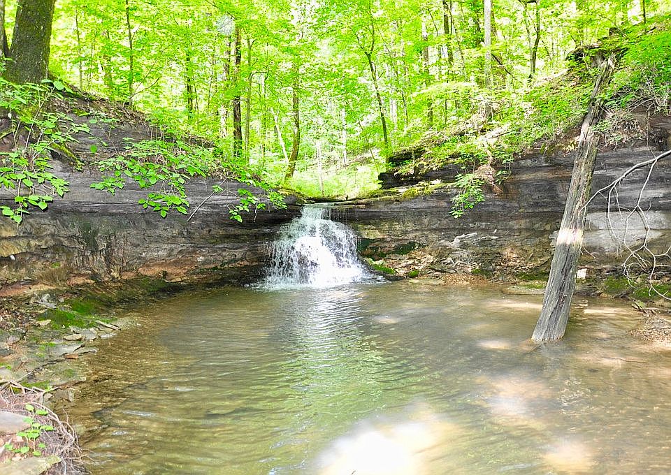 6ft waterfall & creek