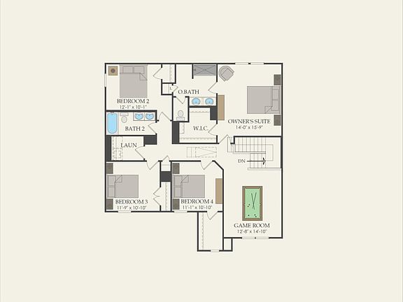 Second Floor 5 br 3 ba