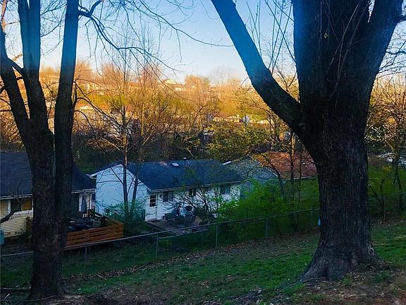 Great view and good patio space! This tree is ready for a tire swing :)