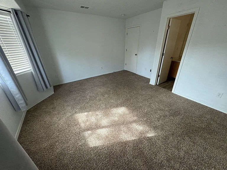 Master bedroom to master bathroom