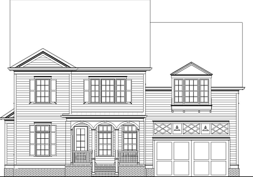 The Douglas Floorplan, River Run, Raleigh North Carolina