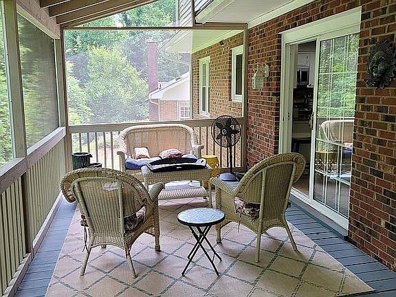 Screened in Back Porch