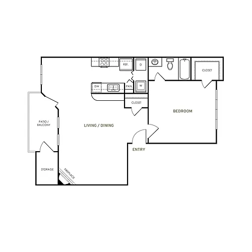 Floor plan A2 Renovated