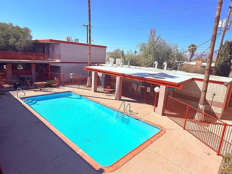 Stay cool this summer with the Sparkling blue community pool
