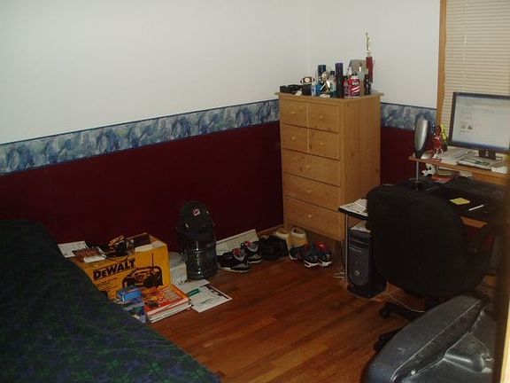 BEDROOM 2 WITH HARDWOOD FLOORING