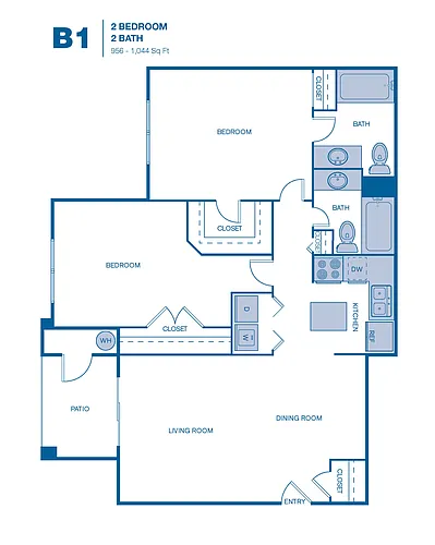 Floor plan B1