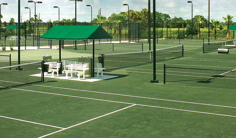 Tennis courts