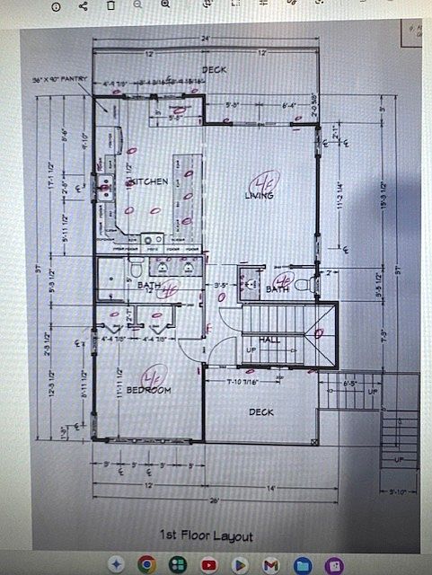 Floor plans on main level