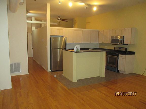 Kitchen with granite and new stainless steel appliances