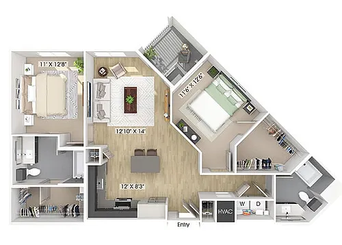 Floor plan B3