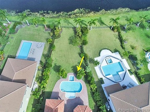 Large private backyard