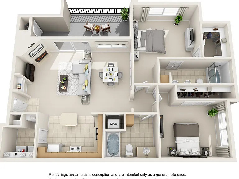 Stella 2 Bed 2 Bath 1213 sqdft