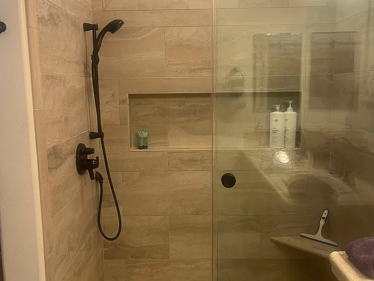 master walk in shower