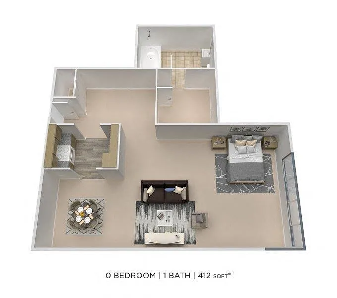 Floor plan Studio