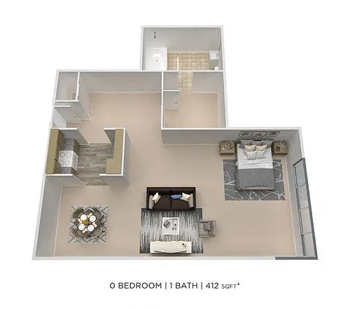 Floor plan Studio