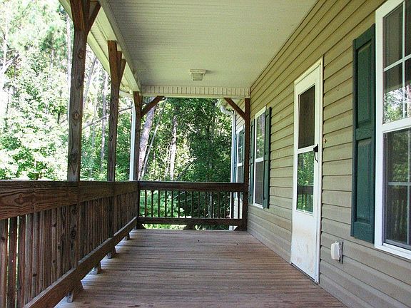 Welcoming front porch.