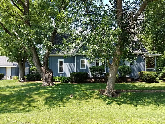 South side of house