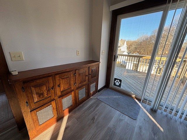 Slider entry from back deck