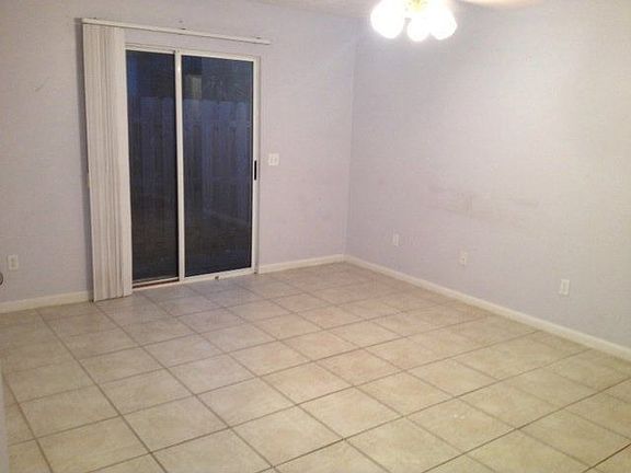 Living Room with sliding glass door.