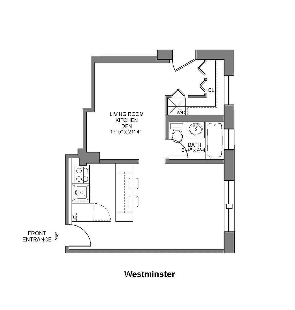 Floor plan Westminster