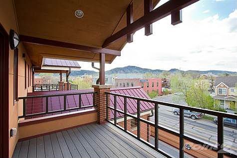 Upstairs balcony