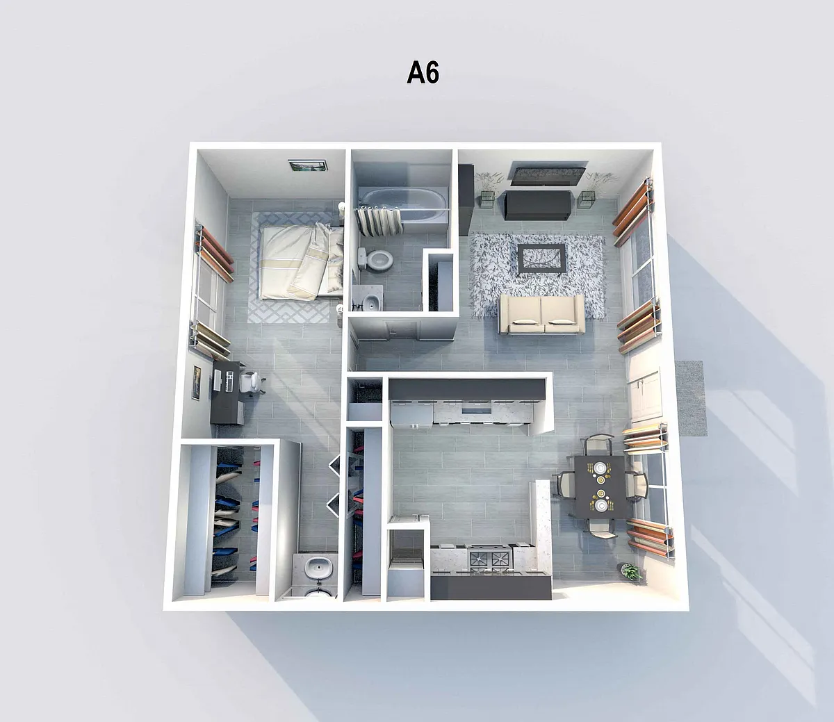 Floor plan A6