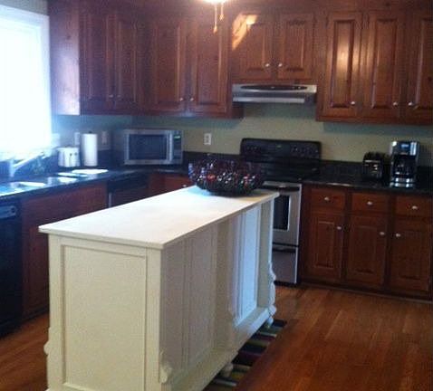 Kitchen with granite