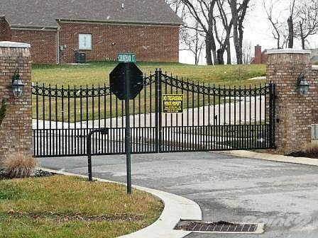 Gated entrance!