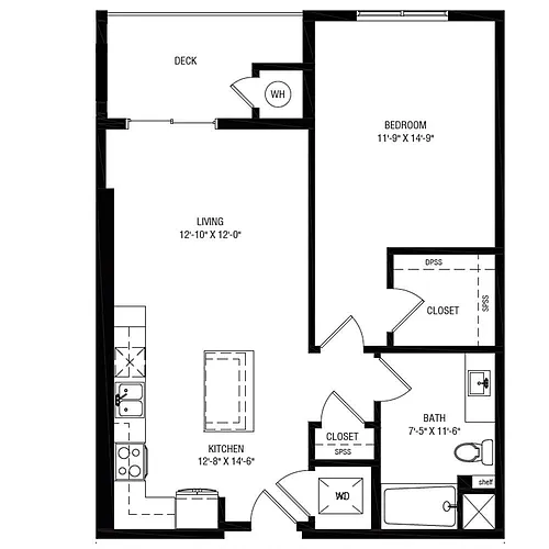 Floor plan Emory A7