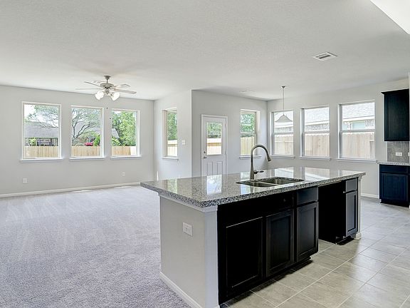 Kitchen open to great room
