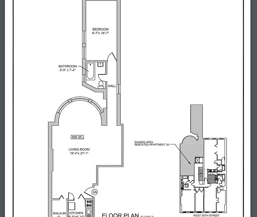 1st image of 48 W 56th St APT 5A