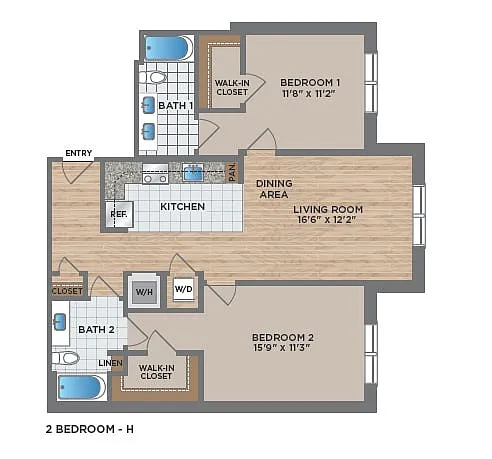 Floor plan 2-H