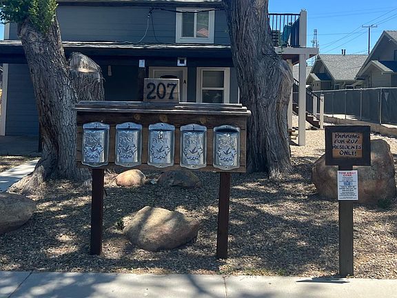 Mailboxes, front of main house