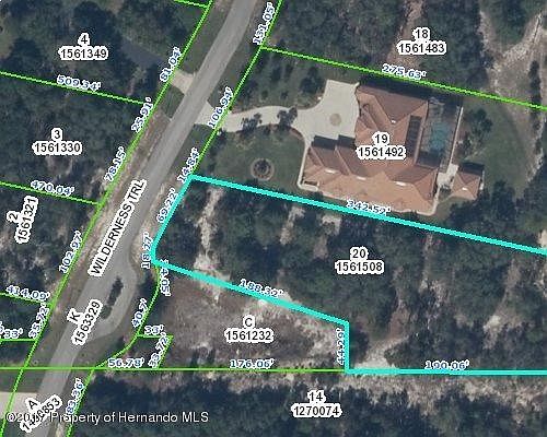 Wilderness Trail - Map - Aerial