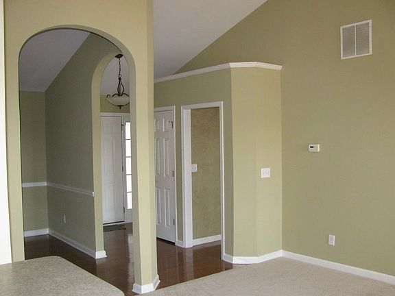 Vaulted ceilings and open floor plan