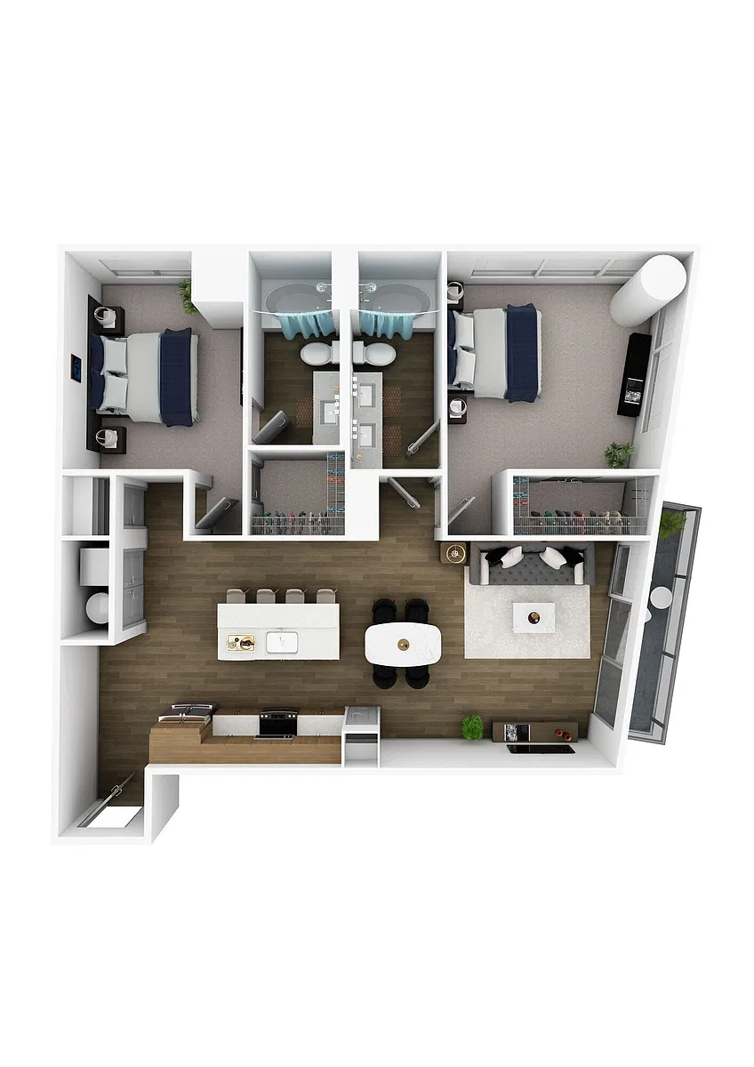 Floor plan B2