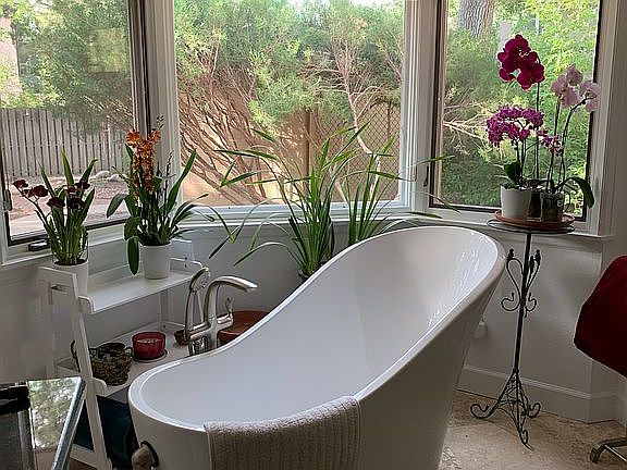 Master bath soaking tub