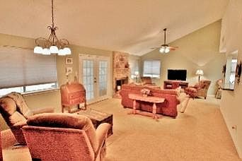 View of Dining Room and Living Room areas