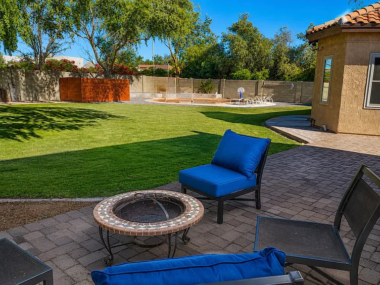 Large Backyard and Firepit
