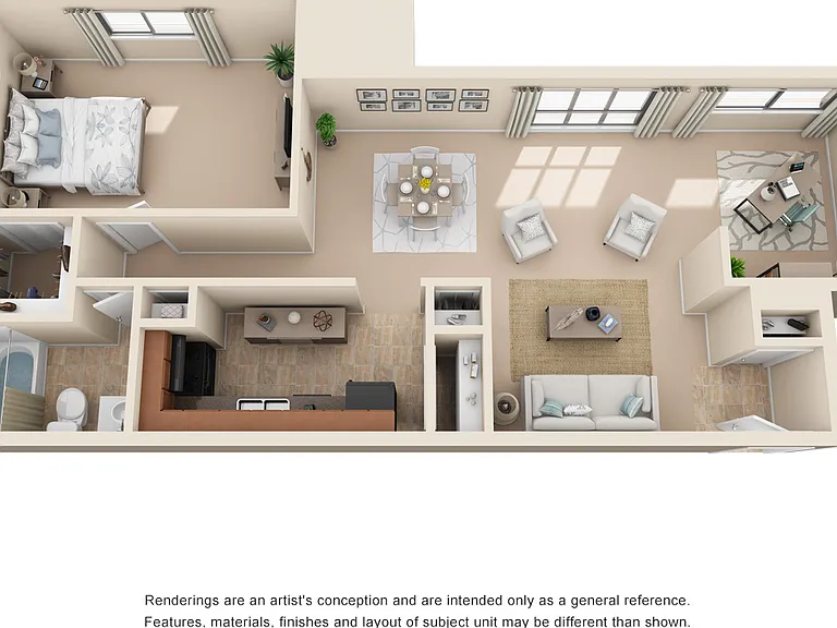 The Orchid - 1 Bedroom - 1 Bathroom