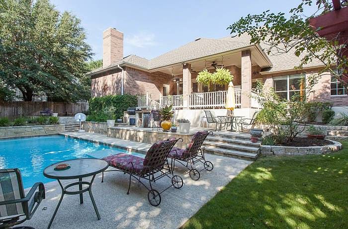 Great backyard w Pool
